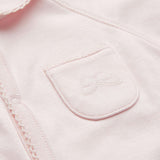 Angel Wing Sleepsuit with Mittens Pink
