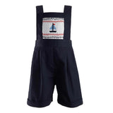 Sailboat Smocked Dungarees