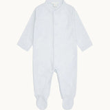 Pointelle Angel Wing Sleepsuit Blue